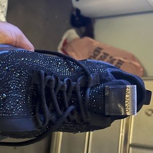 Black Steven Madden sneakers with rhinestones size 10m